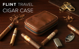 Flint Travel Leather Cigar Case