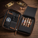 Flint Travel Leather Cigar Case